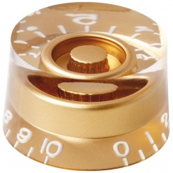 Framus Vintage Parts - Potentiometer Knob Set for Jan Akkerman & Nashville Models - Gold, 2 pcs.